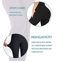 Damskie legginsy sportowe ćwiczenia gimnastyczne wysokiej talii Fitness leginsy wysokie elastyczne rajstopy sportowe spodnie do biegania push up Yoga pants 6